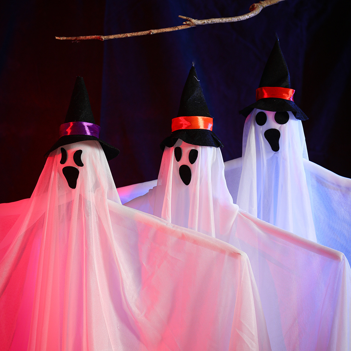 Halloween transfronterizo colgante fantasma fantasma colgante fantasma blanco festival fantasma bar habitación secreta decoración de casa embrujada decoración de escena accesorios