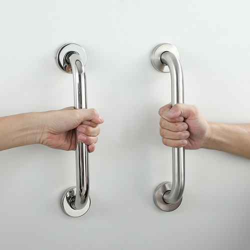 Stainless steel one-shaped safety handrail bathroom bathroom barrier-free handrail elderly disabled toilet handle