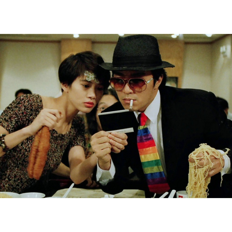 Zhou Xingchi foto de película clásica póster nostálgico retro decoración marco dormitorio pintura de pared simple