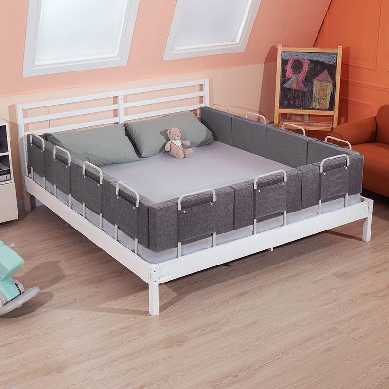 Bed Rail Guardrail One Side Baby Anti-Fall Guardrail Bed Surround Soft Bag Kidsren Anti-Fall Bedside Guardrail