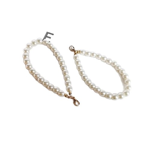 DIY faux pearl short chain, handbag pearl chain accessories, pom-pom phone case, keychain, pendant, wholesale jewelry