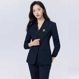 面试西装套装女大学生职业正装高级感气质工作服女生黑色西服外套