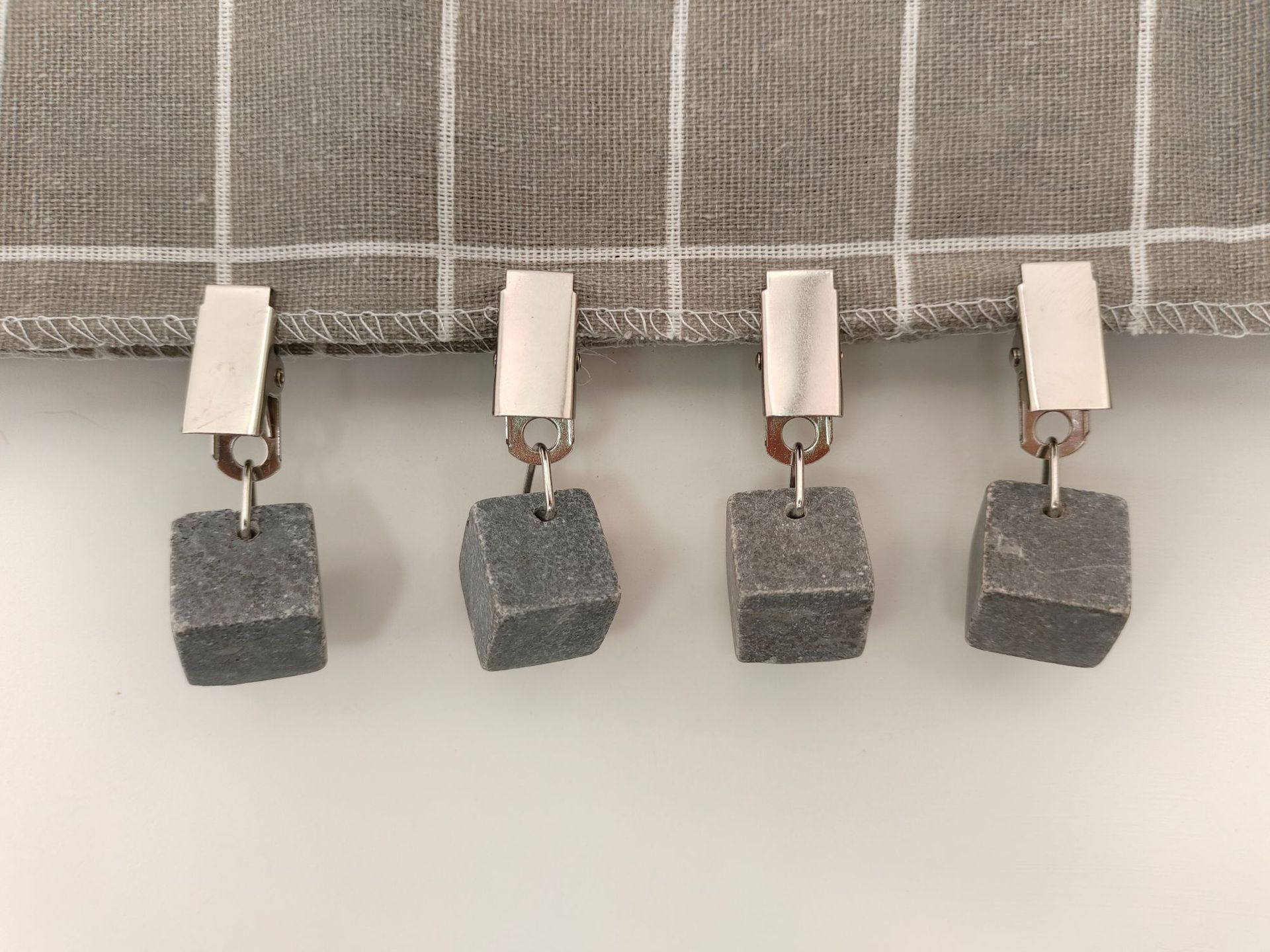 Cuadrado blanco gris negro mármol colgante mármol mantel colgante tabla paño clip tabla paño colgante tabla paño clip