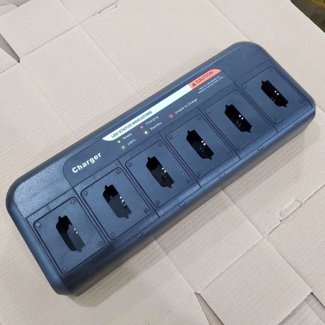 Aplicable a SEPURA walkie-talkie STP8000 STP8038 STP9000 cargador de seis asientos