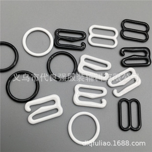 Spot wholesale metal bra adjustment buckle alloy bra buckle bag plastic underwear adjustment button 0 word 8 Word 9 word
