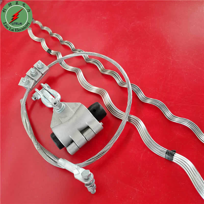 架空光缆接地线 悬挂线夹 OPGW预绞式悬垂线夹 光缆悬垂串批发