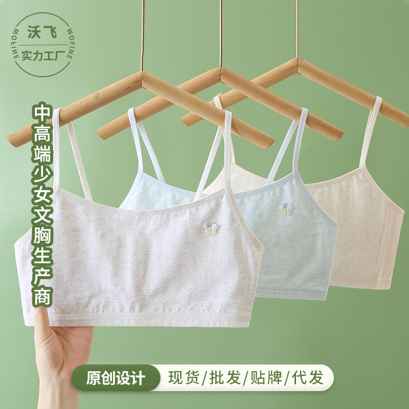 Special Offer Cotton Underwear for Girls in the First Stage of Development, Summer Thin Style for Older Children Aged 9-12, Children's Vest for the Developmental Stage Special Offer Cotton Underwear for Girls in the First Stage of Development, Summer Thin Style for Older Children Aged 9-12, Children's Vest for the Developmental Stage