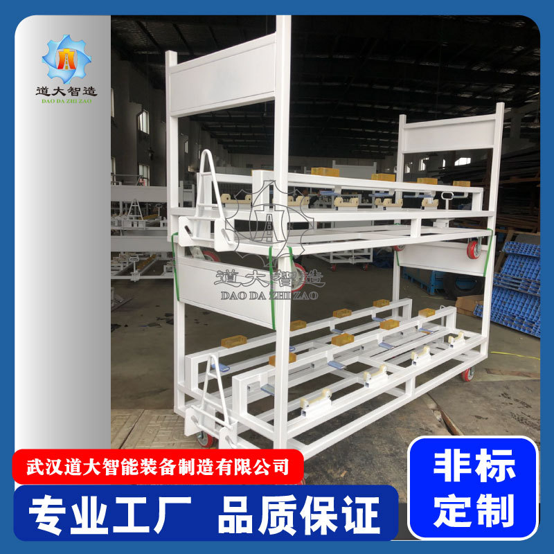 非标包装金属储物架零部件专用料架车加厚可堆垛收纳货架物流车