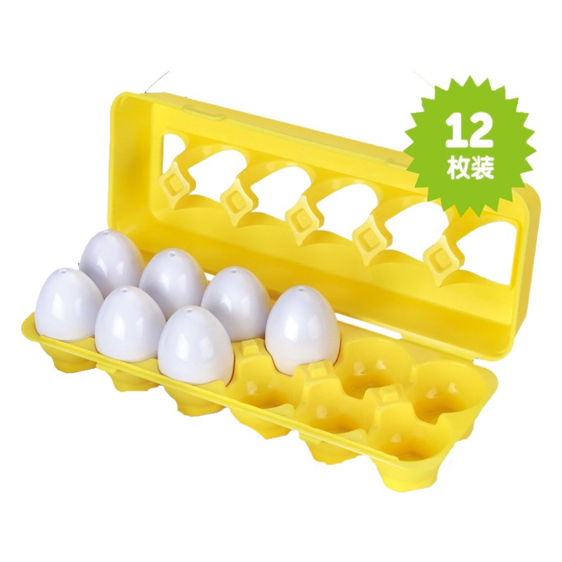 Educación temprana de los niños transfronterizos que empareja forma de huevo inteligente que empareja clasificación cognitiva de color ayudas didácticas juguete educativo del bebé huevo