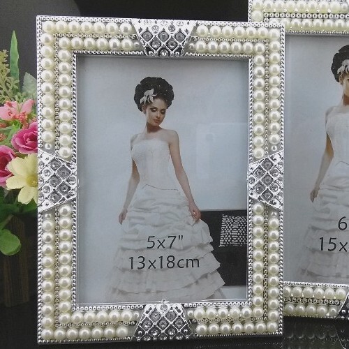 European creative Pearl Photo Frame 7 inch 8 inch 10 inch photo frame photo studio wedding photo frame factory direct wholesale table