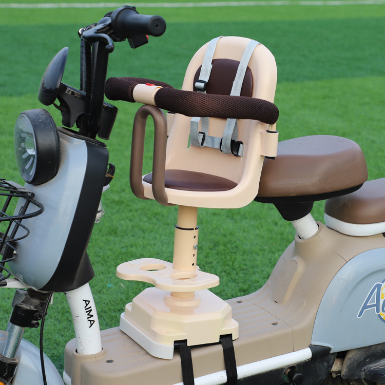 Electric car Children's seat front motorcycle baby front seat battery car scooter baby shock absorber seat