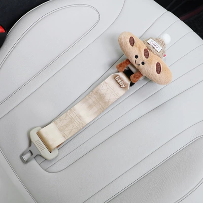 Cartoon Cute Pregnant Mom Safety Belt Other Automotive Interior Supplies - l-coffee-hat-baguette-b-meter-extension-belt