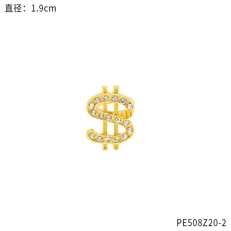 ディスコパーティーDISCOレターノンフェードネックレスパーソナライズヒップホップ合金スネークボーンチェーンジュエリーリング卸売|undefined