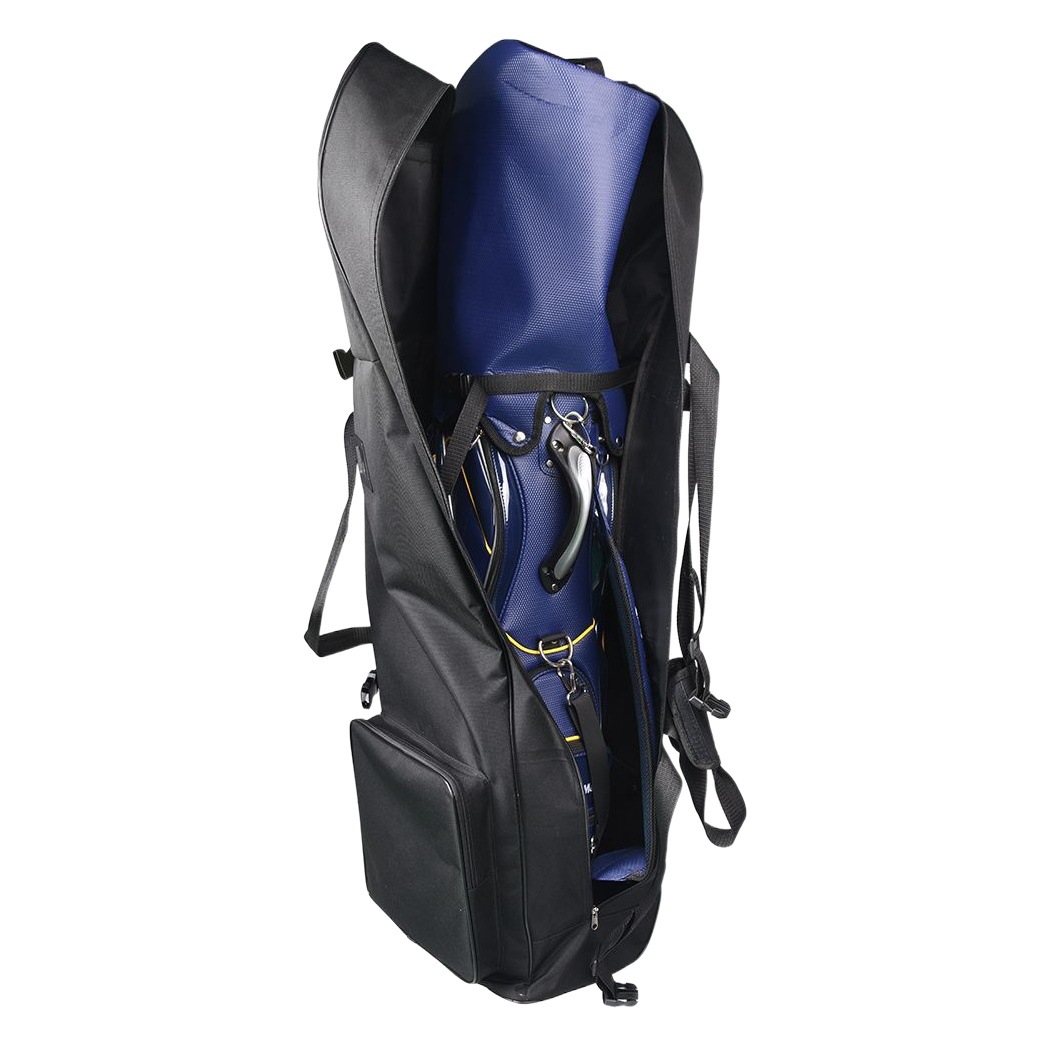 Bolsa de viaje para golf, bolsa de viaje para aerolíneas, plegable y práctica con ruedas, con correas adicionales, bolsa de viaje para golf.