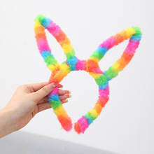 D 30990 Plush cat ear headband ë��è�������羳����ͨ��