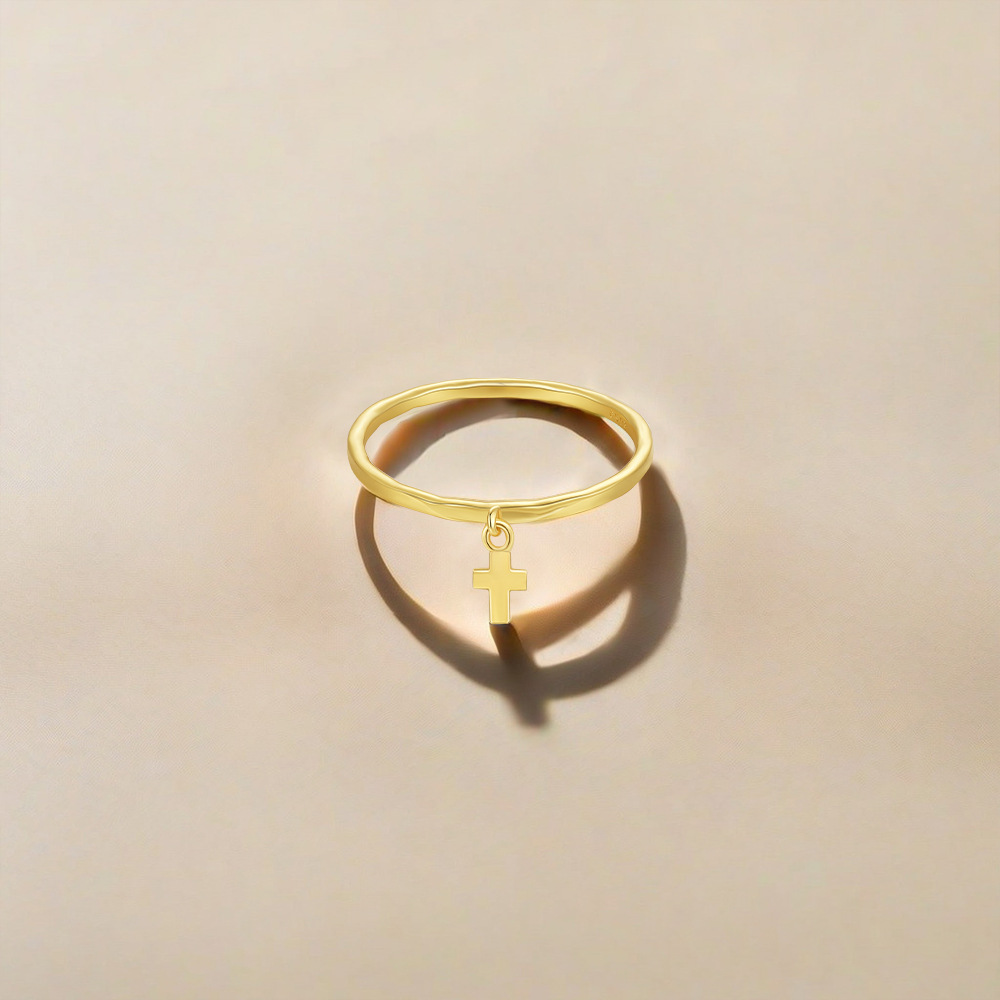 1g Weight Zircon Inlay Material Charm Rings, Rings Classification 7 Ring Size 1 Piece Quantity Wedding, Date, Engagement Occasion 925 Sterling Silver Material Cross, Star, Heart Shape Pattern All Seasons Season Women's Gender Inlay Design Simple Style Style Gold Color 925 Sterling Silver Zircon Cross Star Heart Shape Charm Rings Rings 925 Sterling Silver Rings 43