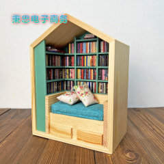 独立した空間で不安を解消する書斎 AnxietyBookroomShakeAwayYourAnxiety 木製工芸品