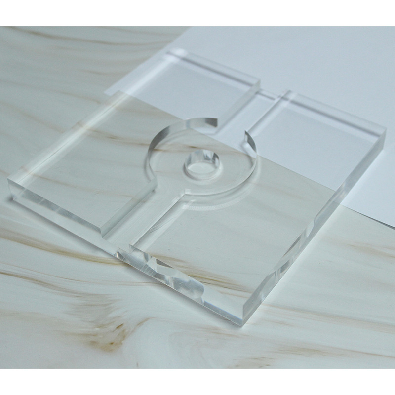透明亚克力CNC挖槽数控雕刻激光切割钻石抛光有机玻璃