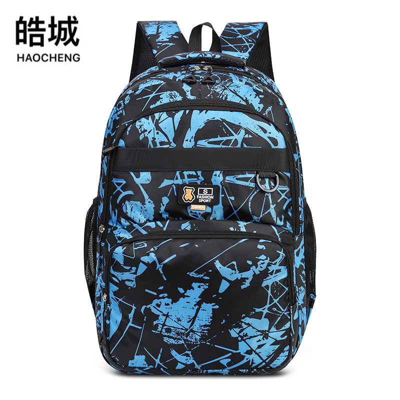 24 nueva moda de comercio exterior mochila de computadora para hombres de gran capacidad para viajes al aire libre bolso de montañismo deportivo ligero de reducción de carga