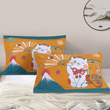 枕巾52*78cm【一对装】全棉批发家用加厚加大透气多层纱布涤棉