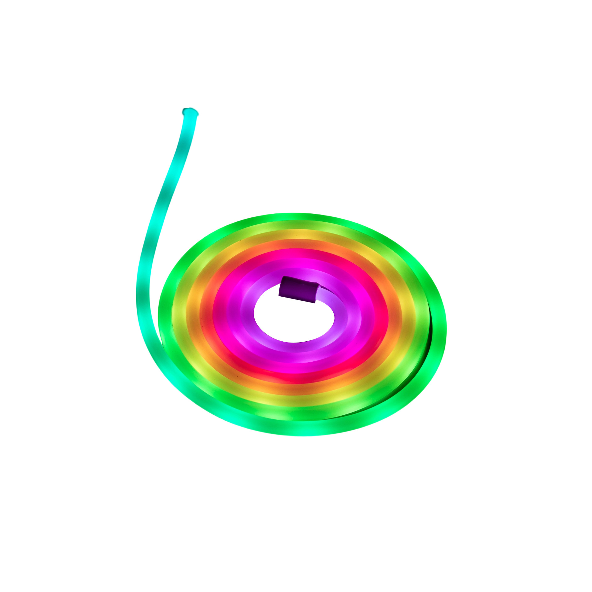 5V USB Neonlichtkette, wasserdicht für den Außenbereich, RGB Farbwechsel Lichtkette, Stimmungslicht für Wohnzimmer und Schlafzimmer