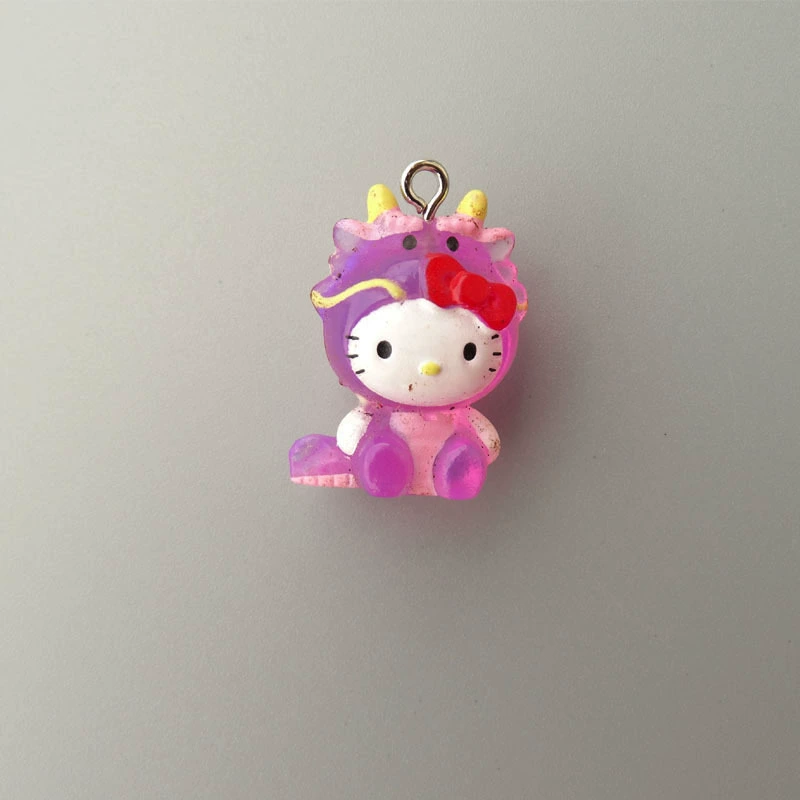 Hello Kitty, маленькая мини-фигура, подвеска, handmade