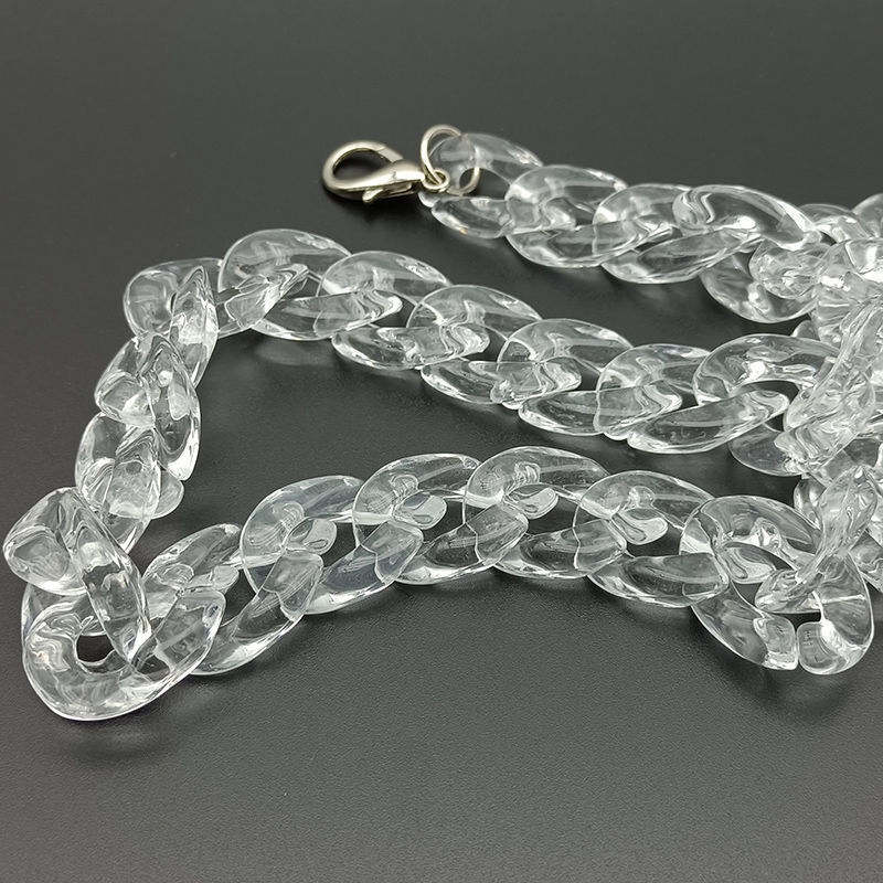 Correa del bolso accesorios vintage cadena crossbody portátil resina acrílica cadena bolso de la vendimia cadena de la correa del bolso al por mayor