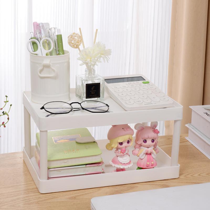 Desktop bookshelf simple corner storage rack desk storage rack home kitchen bathroom multi-function storage rack