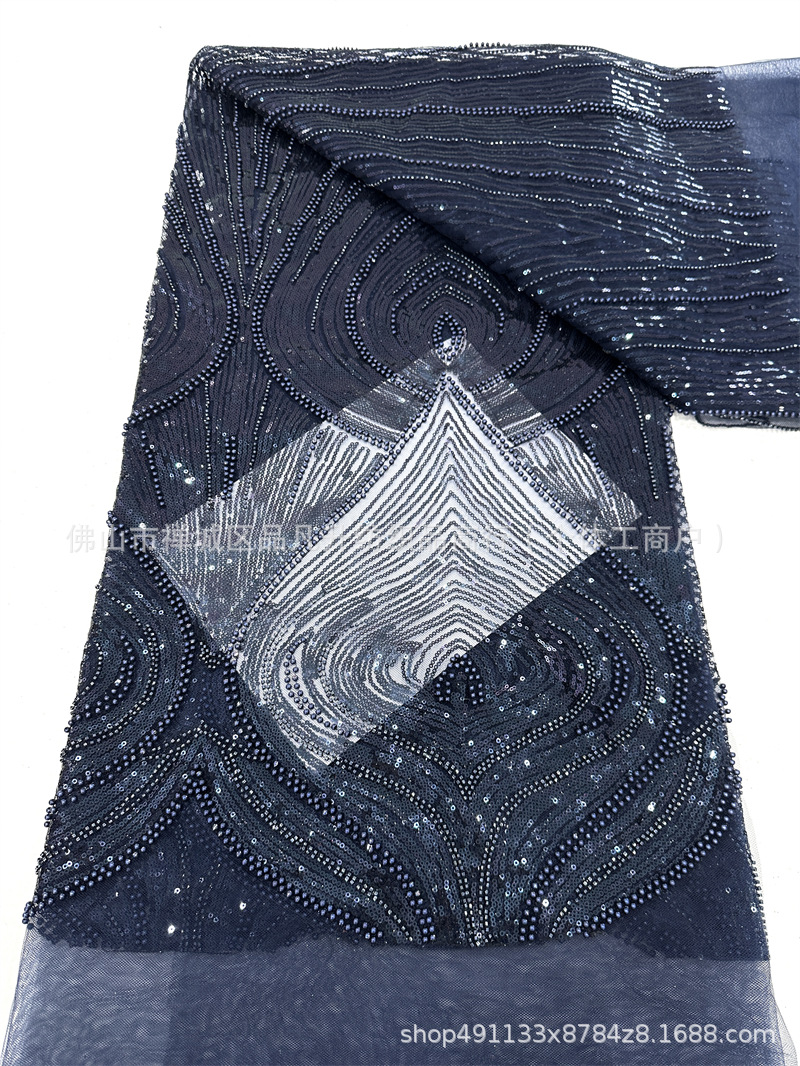 Tejido bordado de sequillas, tela bordada tridimensional, tela bordada de sequillas, tela bordada de sequillas, tela bordada de sequillas, stock transfronterizo image 9