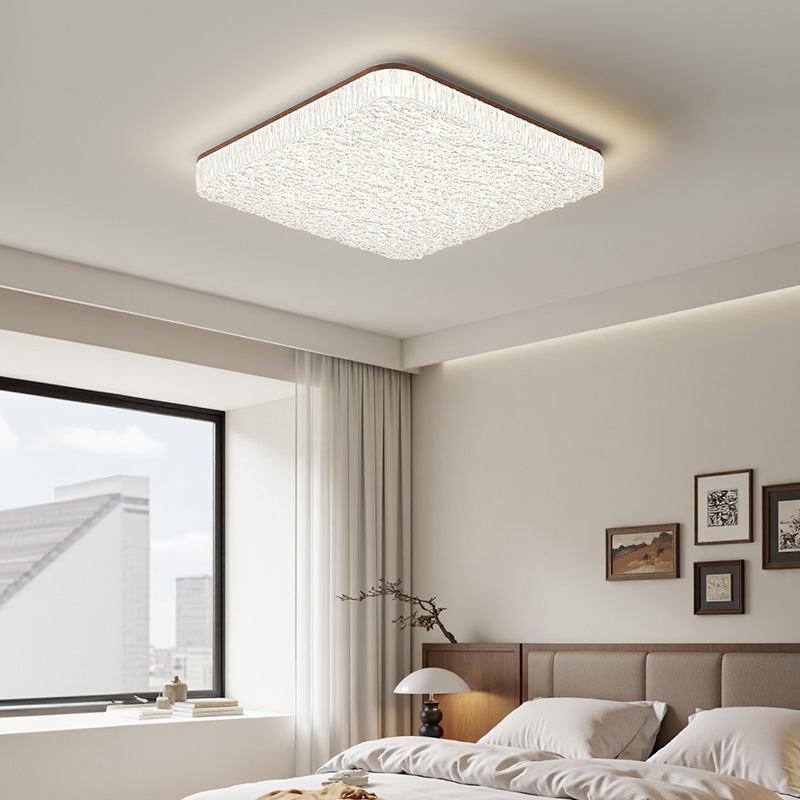 Lámpara de sala de estar de espectro completo italiana lujosa luz de techo antiguo de alto nivel de grietas de hielo para proteger los ojos de la lámpara 461L