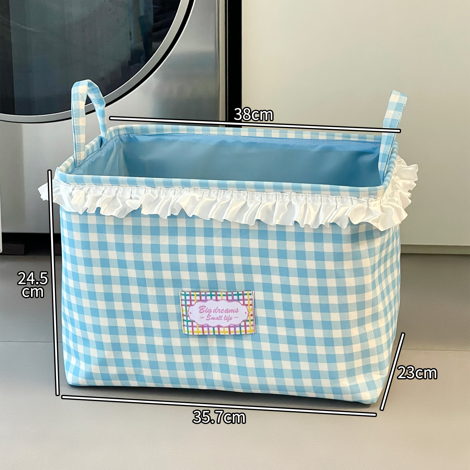 Cesta de ropa sucia plegable en el viento de alto valor facial cesta de ropa sucia doméstica baño gran cesta de almacenamiento de ropa sucia