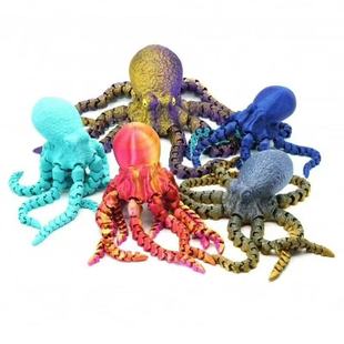 3D Printed Cthulhu Octopus Cross-Border Popular Movable Model Gift Gift Decoration Children's Toys