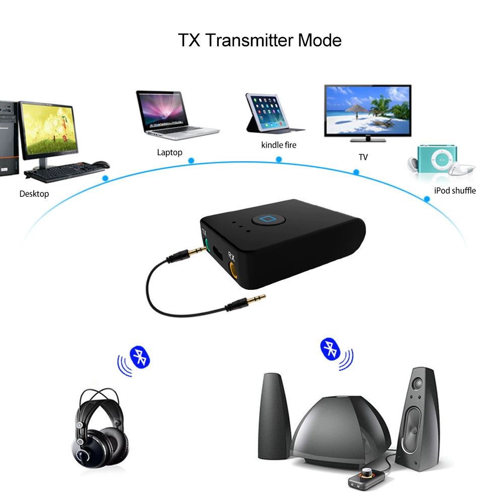 Производитель TX90 Bluetooth передатчик-приемник «все в одном», двухфункциональный Bluetooth для ТВ