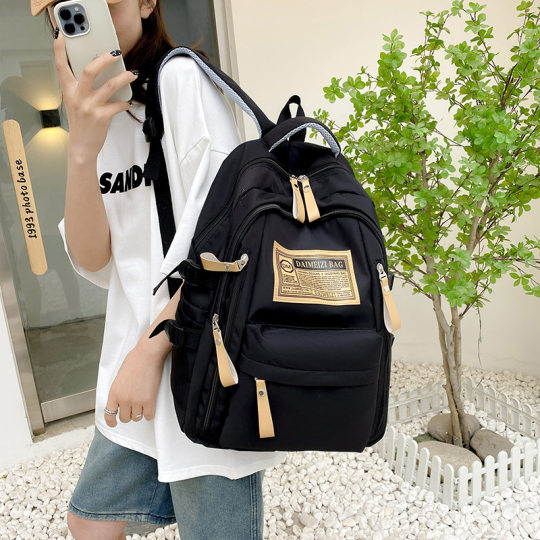 Schoolbag Female Large Capacity Male Senior high school Junior High School Students Middle School Backpack Primary School Students Grade 4-6 College Students Backpack