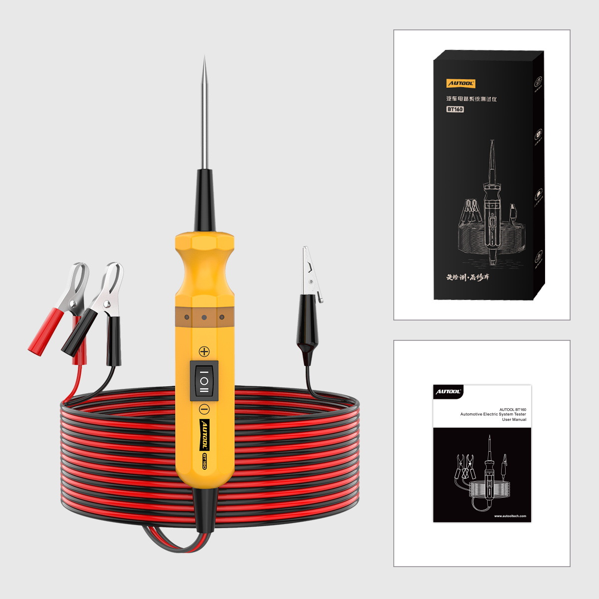 Probador de Circuitos Automotrices BT160 para Diagnóstico de Vehículos 12V image 5