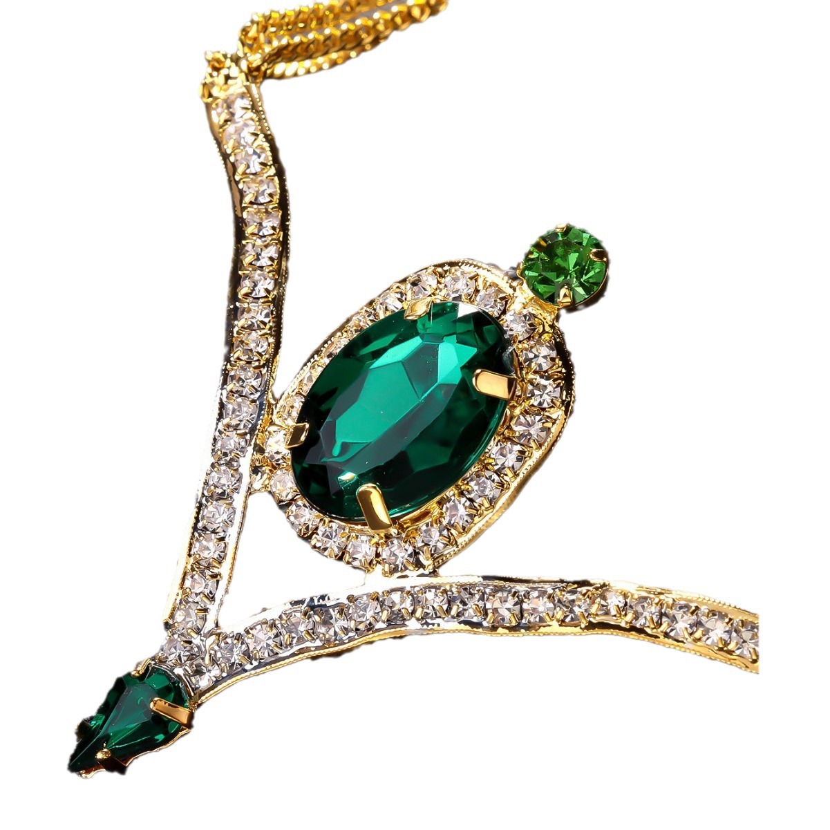 Ventas de viento caliente exótico multicapa cadena de cabello en forma de V moda cadena de frente de diamante ligera accesorios de lujo para mujeres cadena de cabello