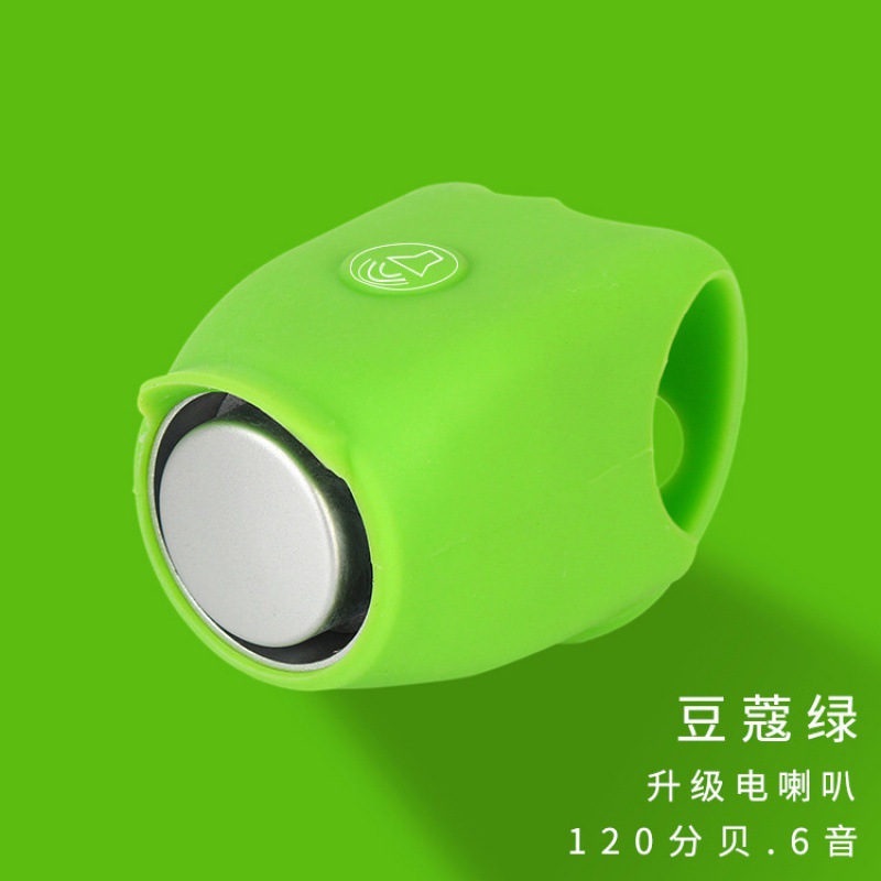 Bocina eléctrica de bicicleta transfronteriza, campana de bicicleta de montaña, bocina electrónica de silicona, campana de coche personalizada, accesorios de ciclismo 8861