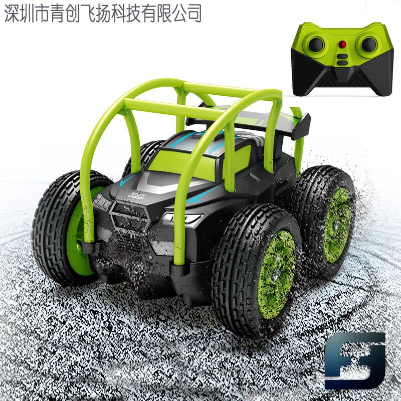 New Mini Dump Truck Rotating Rolling Stunt Car Type-C Charging Monster Truck Electric Remote Control Car