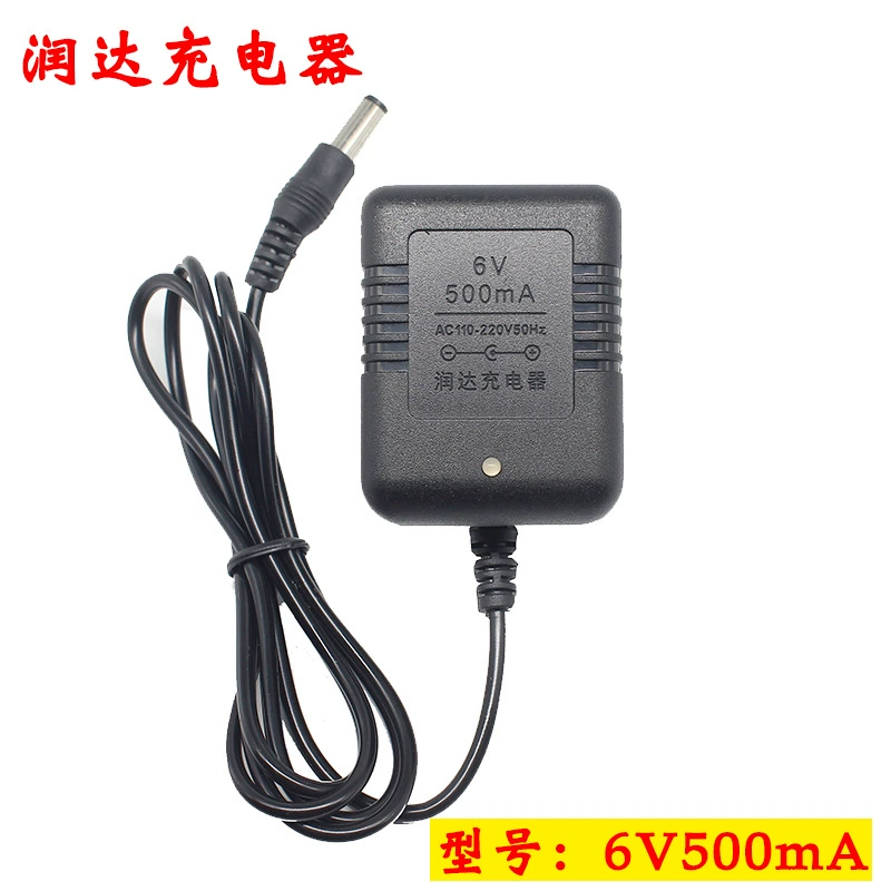 Runda Runshida зарядное устройство Детский Электрический трехколесный мотоцикл пульт дистанционного управления игрушка адаптер питания 6V500mA