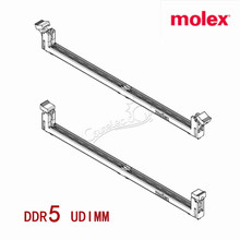 MOLEX DDR5 U DIMM 288P PH=0.85 15/30U鍍金  內存卡插槽連接器