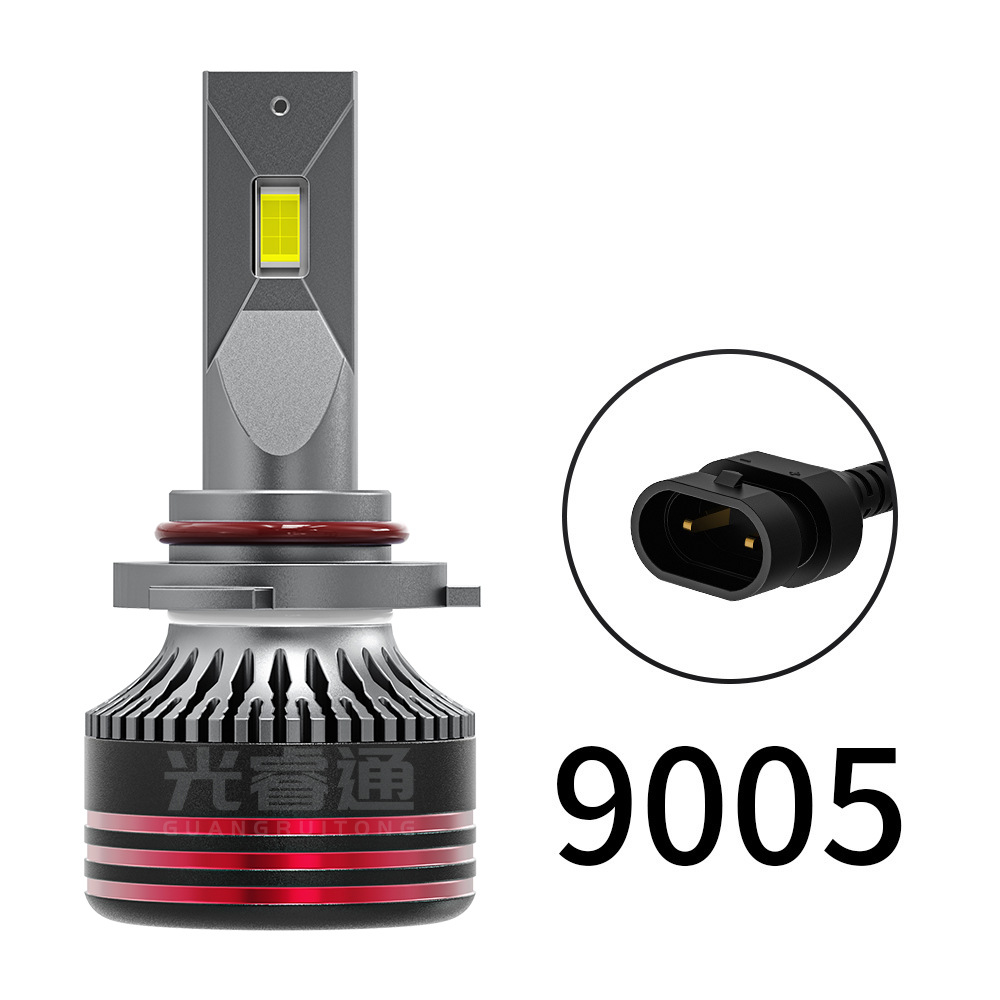 Transfronterizo M8 PRO linterna del coche 60W faro H4 9005 H1H7 solo tubo de cobre LED lámpara lejos y cerca de la luz