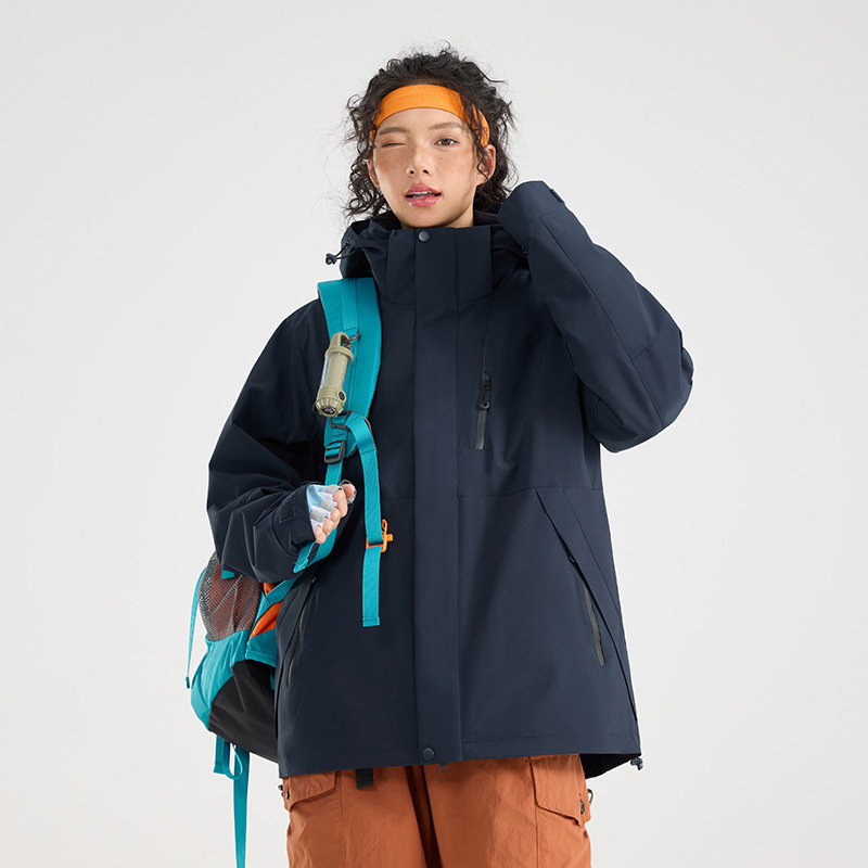 啄木鸟冲锋衣女2025新款秋冬三合一户外巨好看情侣早秋山系夹克男|undefined