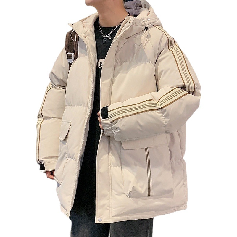 Abrigo de algodón acolchado de La NASA abrigo de los hombres invierno engrosado algodón cálido mapache abrigo de pan de los hombres abrigo de invierno cálido abrigo de algodón acolchado moda