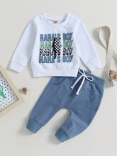 X 43613 Boys' Letter Print Sweatsuit ��ͯ������װ ����