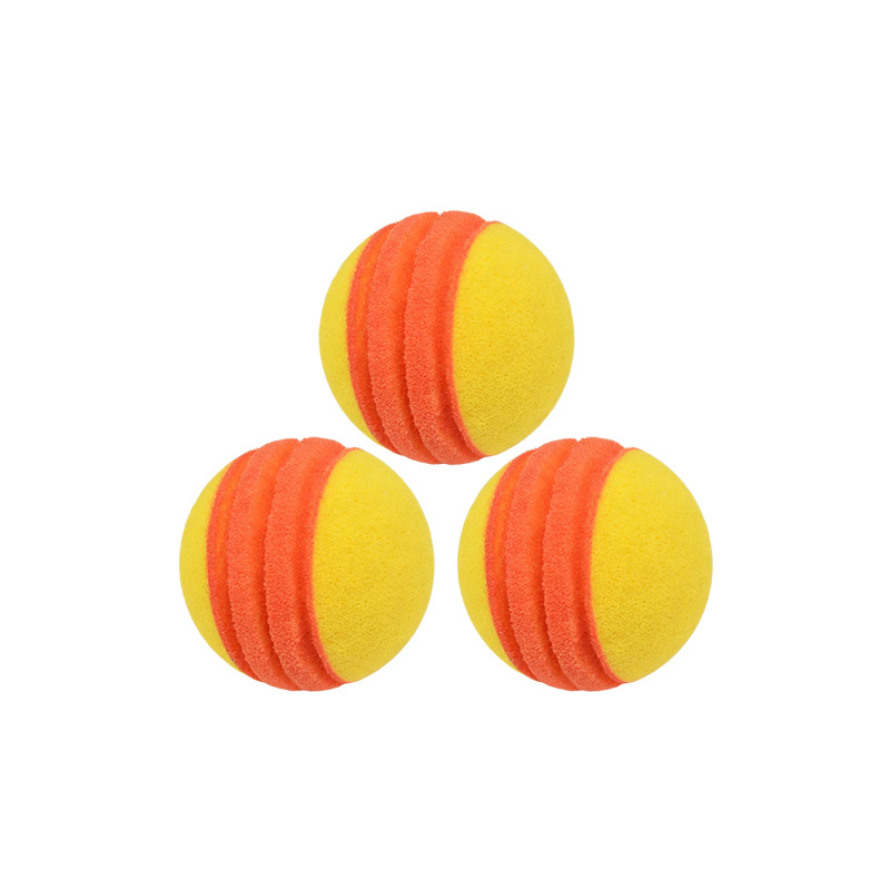 TYPTI's best-selling cross-border polyurethane peak ball, yellow high-elasticity sponge ball, training ball, customizable.