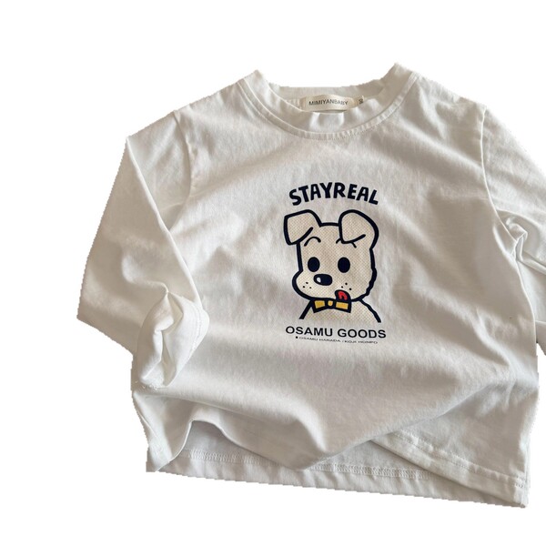 Children's spring cartoon base body-friendly T-shirt