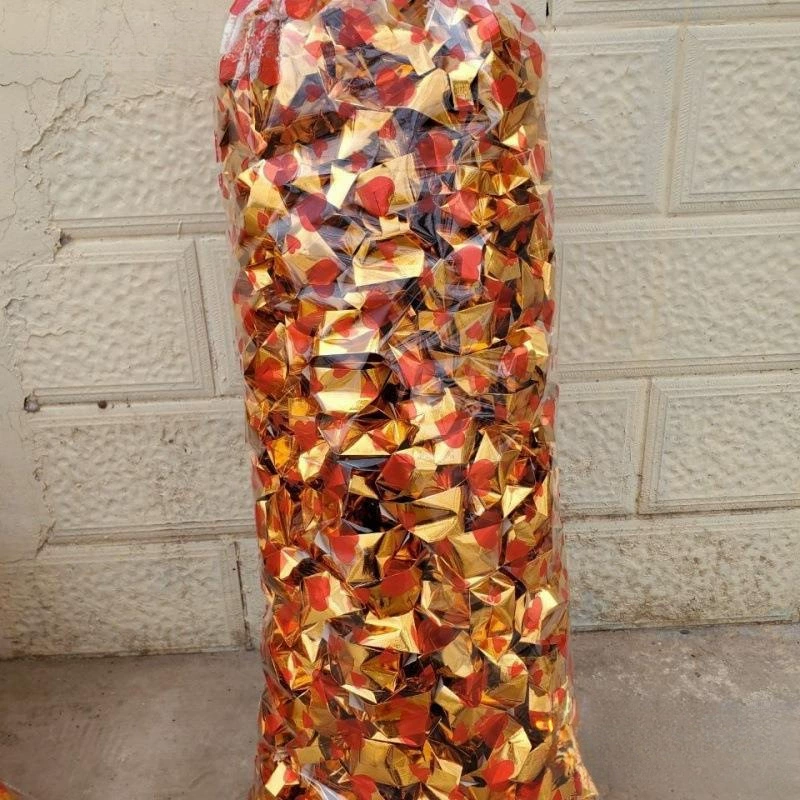 Готовый слиток золотой бумаги слиток ручной работы слиток фольга бумага складная бумага для обжига