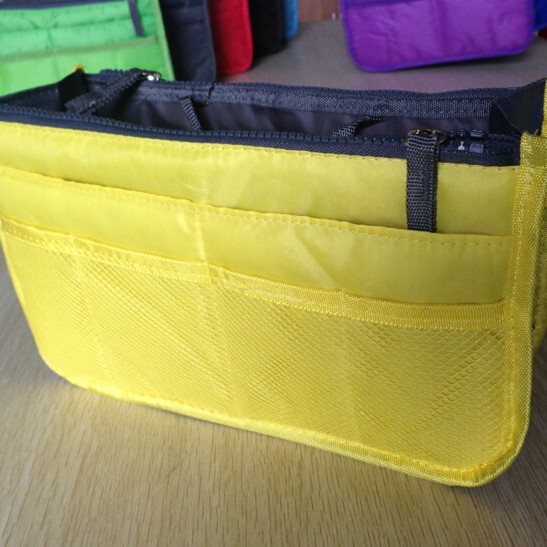 Xingtu portátil doble cremallera bolsa media bolsa multifuncional artículos de tocador organizador bolsa de almacenamiento de cosméticos