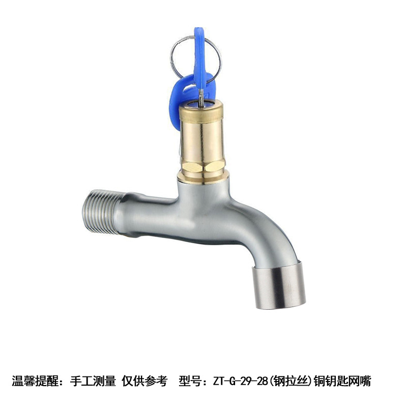 ZT-G-29-28(钢拉丝)铜钥匙网嘴