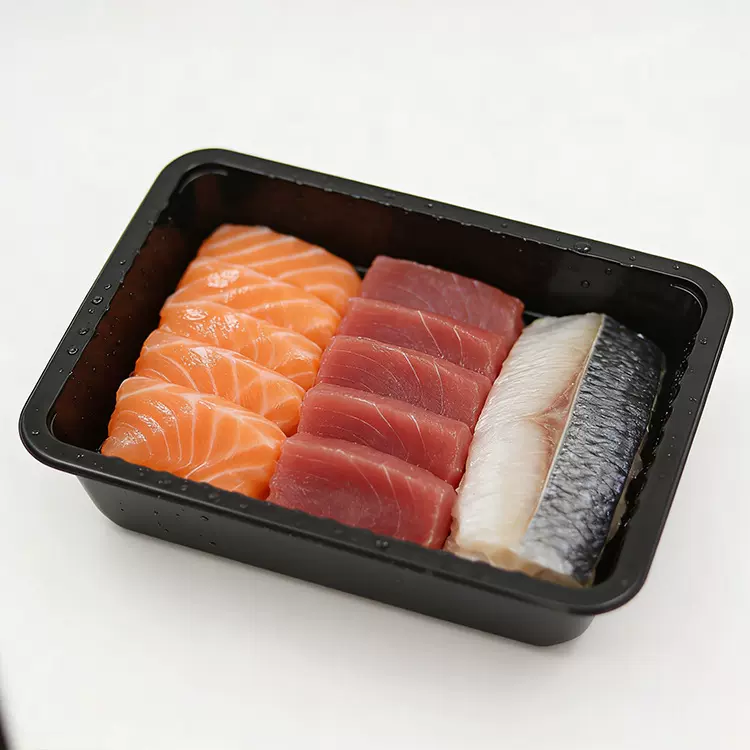 冷鲜肉锁鲜餐盒卤菜食品打包盒生鲜托盘外卖豆腐盒塑料盒收纳